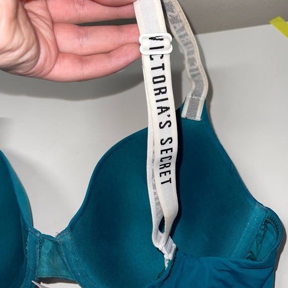 Victoria’s Secret T-shirt Lightly Lined Full Coverage Bra Teal 34C Women’s - Picture 8 of 12